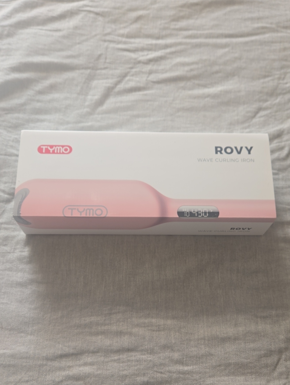 New - TYMO Rovy Wave Curling Iron - Pink